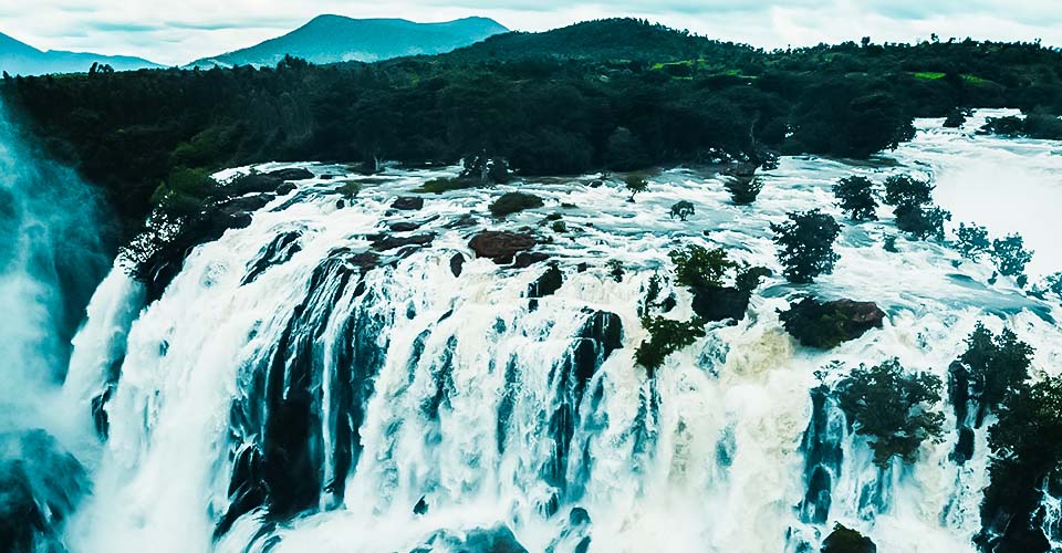 Gaganachukki and Barachukki falls